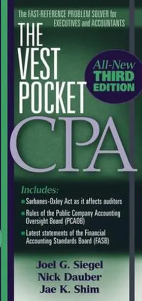Siegel / Dauber / Shim |  The Vest Pocket CPA | eBook | Sack Fachmedien