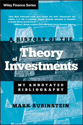 Rubinstein |  A History of the Theory of Investments | Buch |  Sack Fachmedien