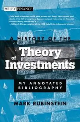 Rubinstein |  A History of the Theory of Investments | eBook | Sack Fachmedien