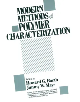 Barth / Mays |  Modern Methods of Polymer Characterization | Buch |  Sack Fachmedien