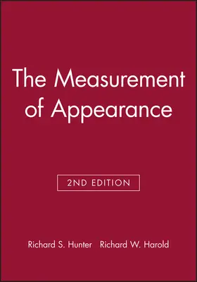 Hunter / Harold |  The Measurement of Appearance | Buch |  Sack Fachmedien