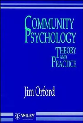 Orford |  Community Psychology | Buch |  Sack Fachmedien