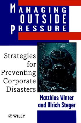 Winter / Steger |  Managing Outside Pressure | Buch |  Sack Fachmedien