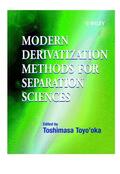 Toyo'Oka / Toyo'oka |  Modern Derivatization Methods for Separation Science | Buch |  Sack Fachmedien