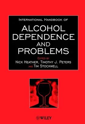 Heather / Peters / Stockwell |  International Hdbk of Alcohol | Buch |  Sack Fachmedien