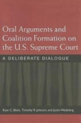 Black | Oral Arguments and Coalition Formation on the U.S. Supreme Court | Buch | 978-0-472-03579-3 | sack.de