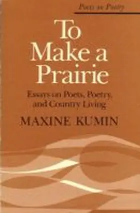 Kumin |  To Make a Prairie | Buch |  Sack Fachmedien