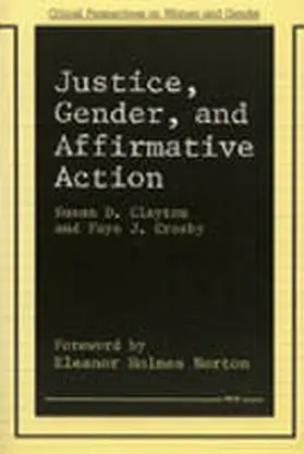 Clayton |  Justice, Gender, and Affirmative Action | Buch |  Sack Fachmedien