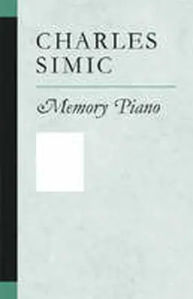 Simic |  Memory Piano | Buch |  Sack Fachmedien