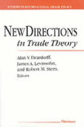  New Directions in Trade Theory | Buch |  Sack Fachmedien