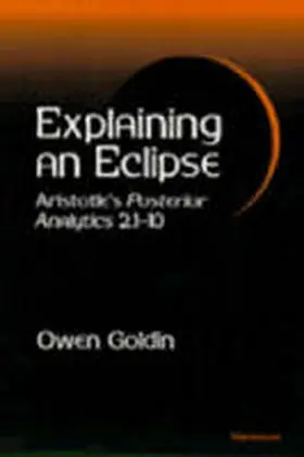 Goldin |  Explaining an Eclipse | Buch |  Sack Fachmedien