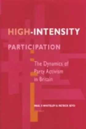 Whiteley |  High-intensity Participation | Buch |  Sack Fachmedien