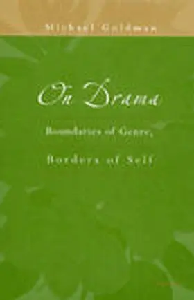 Goldman |  On Drama | Buch |  Sack Fachmedien