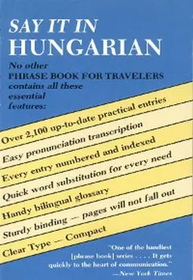 Dover |  Say It in Hungarian | eBook | Sack Fachmedien