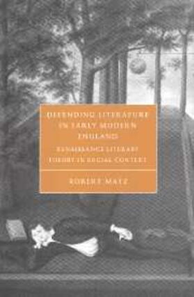 Matz |  Defending Literature in Early Modern England | eBook | Sack Fachmedien