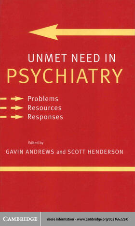 Andrews |  Unmet Need in Psychiatry | eBook | Sack Fachmedien