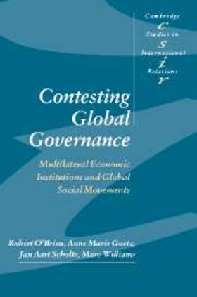 O'Brien |  Contesting Global Governance | eBook | Sack Fachmedien