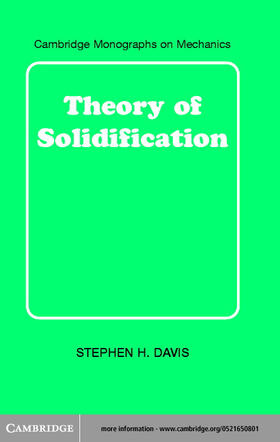 Davis |  Theory of Solidification | eBook | Sack Fachmedien