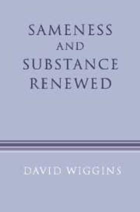 Wiggins |  Sameness and Substance Renewed | eBook | Sack Fachmedien