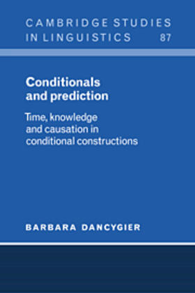 Dancygier |  Conditionals and Prediction | eBook | Sack Fachmedien