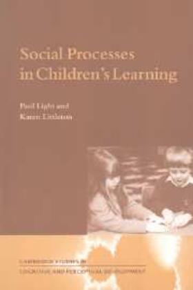 Light |  Social Processes in Children's Learning | eBook | Sack Fachmedien