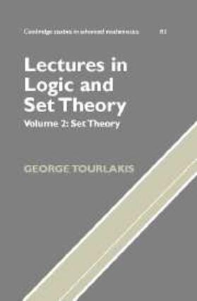 Tourlakis | Lectures in Logic and Set Theory: Volume 2, Set Theory | E-Book | www.sack.de