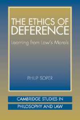 Soper |  Ethics of Deference | eBook | Sack Fachmedien