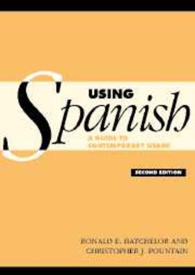 Batchelor |  Using Spanish | eBook | Sack Fachmedien