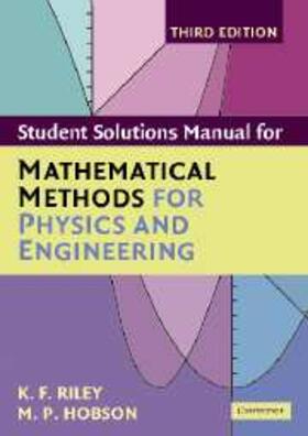 Riley |  Student Solution Manual for Mathematical Methods for Physics and Engineering Third Edition | eBook | Sack Fachmedien