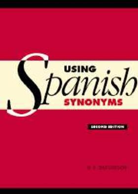 Batchelor |  Using Spanish Synonyms | eBook | Sack Fachmedien