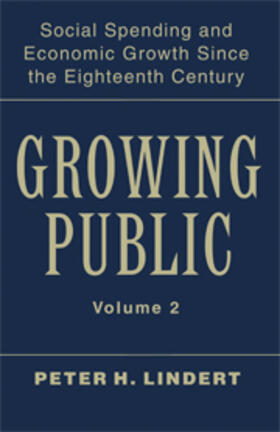 Lindert |  Growing Public: Volume 2, Further Evidence | eBook | Sack Fachmedien