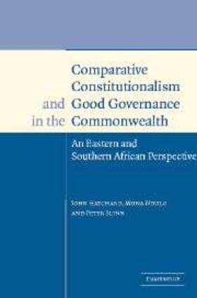 Hatchard |  Comparative Constitutionalism and Good Governance in the Commonwealth | eBook | Sack Fachmedien