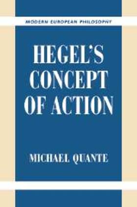 Quante |  Hegel's Concept of Action | eBook | Sack Fachmedien