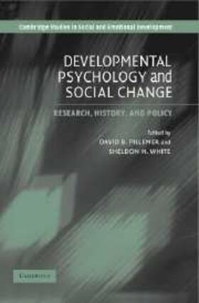Pillemer |  Developmental Psychology and Social Change | eBook | Sack Fachmedien