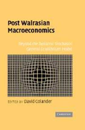 Colander |  Post Walrasian Macroeconomics | eBook | Sack Fachmedien