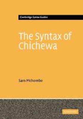 Mchombo |  Syntax of Chichewa | eBook | Sack Fachmedien