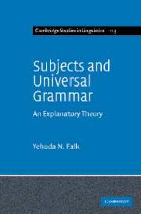 Falk | Subjects and Universal Grammar | E-Book | www.sack.de