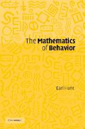 Hunt |  Mathematics of Behavior | eBook | Sack Fachmedien