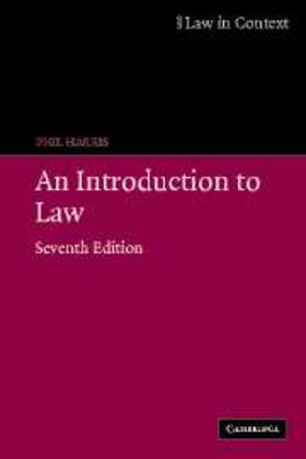 Harris |  Introduction to Law | eBook | Sack Fachmedien
