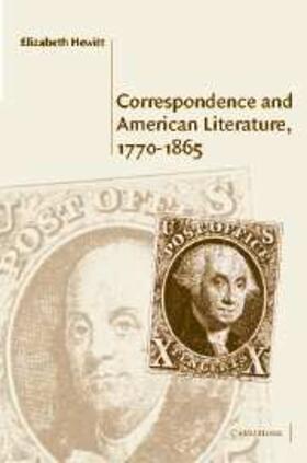 Hewitt |  Correspondence and American Literature, 1770-1865 | eBook | Sack Fachmedien