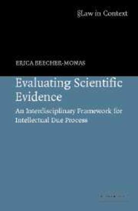 Beecher-Monas |  Evaluating Scientific Evidence | eBook | Sack Fachmedien