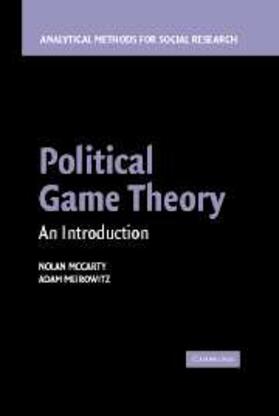 Mccarty |  Political Game Theory | eBook | Sack Fachmedien