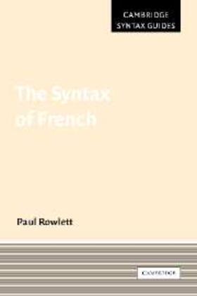 Rowlett |  Syntax of French | eBook | Sack Fachmedien
