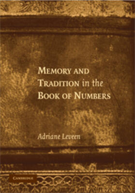 Leveen | Memory and Tradition in the Book of Numbers | E-Book | www.sack.de