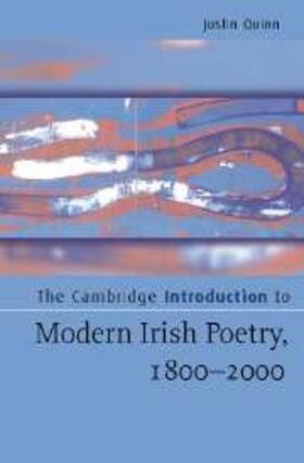 Quinn |  Cambridge Introduction to Modern Irish Poetry, 1800-2000 | eBook | Sack Fachmedien