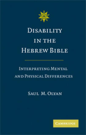 Olyan |  Disability in the Hebrew Bible | eBook | Sack Fachmedien