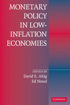 Altig | Monetary Policy in Low-Inflation Economies | E-Book | www.sack.de