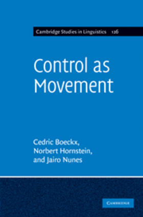 Boeckx | Control as Movement | E-Book | www.sack.de