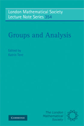 Tent |  Groups and Analysis | eBook | Sack Fachmedien