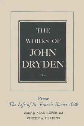 Dryden / Roper / Dearing |  The Works of John Dryden, Volume XIX | Buch |  Sack Fachmedien